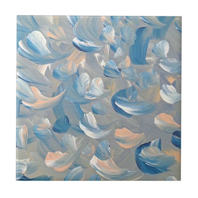 Vögel einer Feather-Keramik Fliese (Vorderseite)