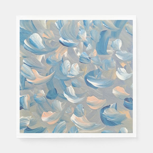 Vögel eines Feather-Party Napkins Serviette (Vorderseite)