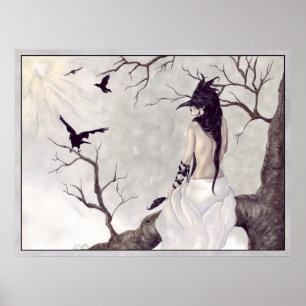 Vögel eines Feather-Posters Poster