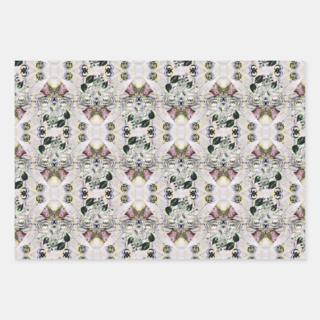 Vögel eines Feather wrapping Fly Together Sheets Geschenkpapier Set (Vorderseite 3)