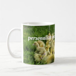 Vögel, Enten, Enten, Enten, Gelb, Natur, niedlich, Kaffeetasse