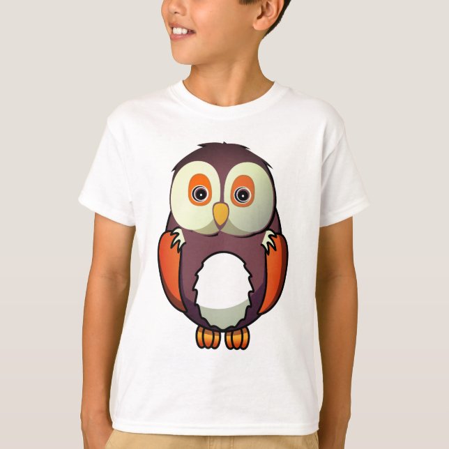 Vögel, Eulen, Tierbilder T-Shirt (Vorderseite)