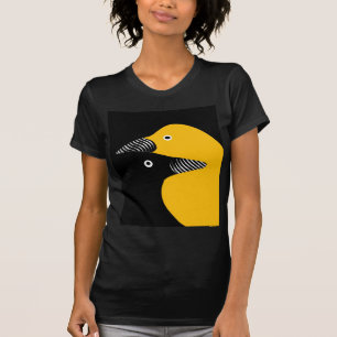 Vogel eyecontact Entwurfs-Logogeschenke T-Shirt