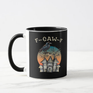 Vogel F-Caw-F Lustiger Krähe Rabe Tasse