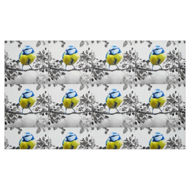 Vogel-Fotografie Stoff (Fat Quarter (45,7 x 55,9 cm))