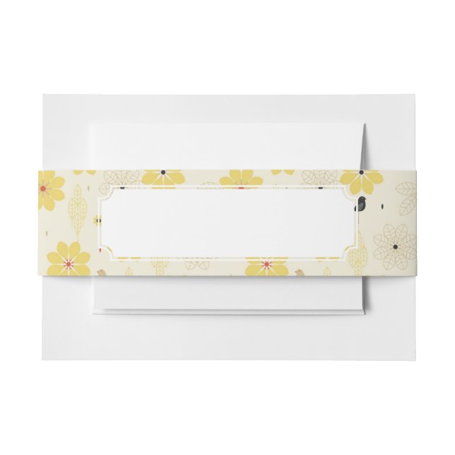 Vogel-Garten Einladungsbanderole (Vorderseite Beispiel)