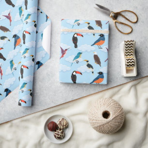 Vögel Geschenkpapier