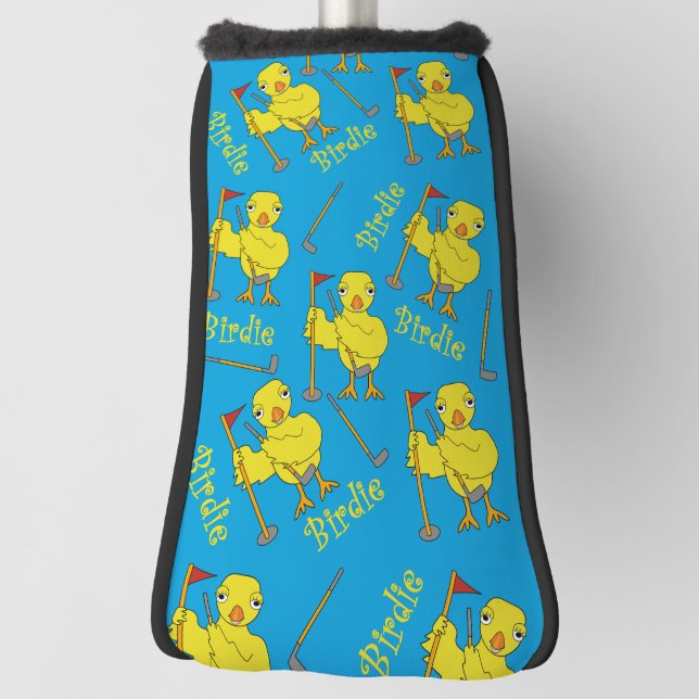 Vogel Golfer Mädchen Golf Headcover (Rotieren 90)