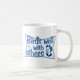 Vögel gut mit anderen kaffeetasse