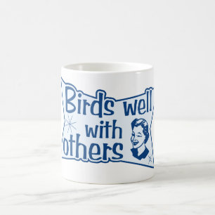 Vögel gut mit anderen kaffeetasse