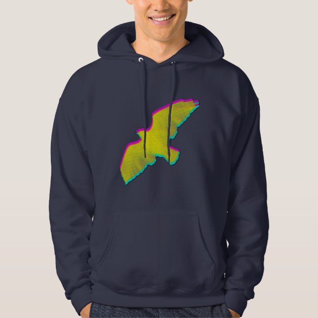 Vogel Hoodie (Vorderseite)