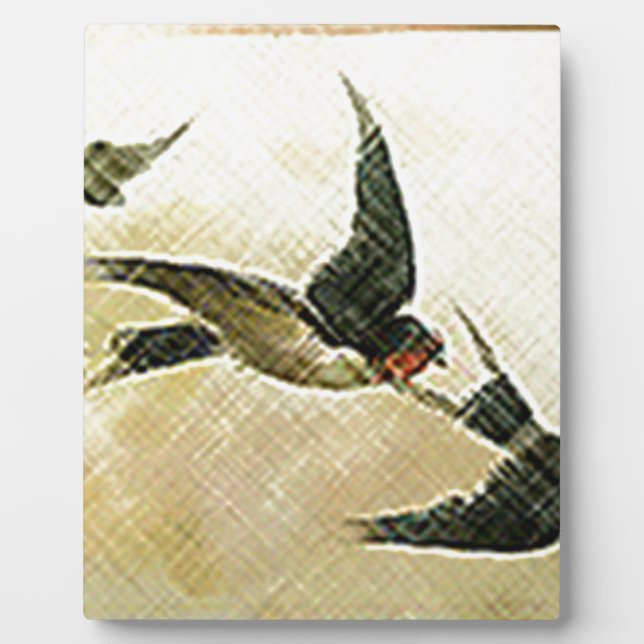 Vögel im Flug Fotoplatte (Vorderseite)