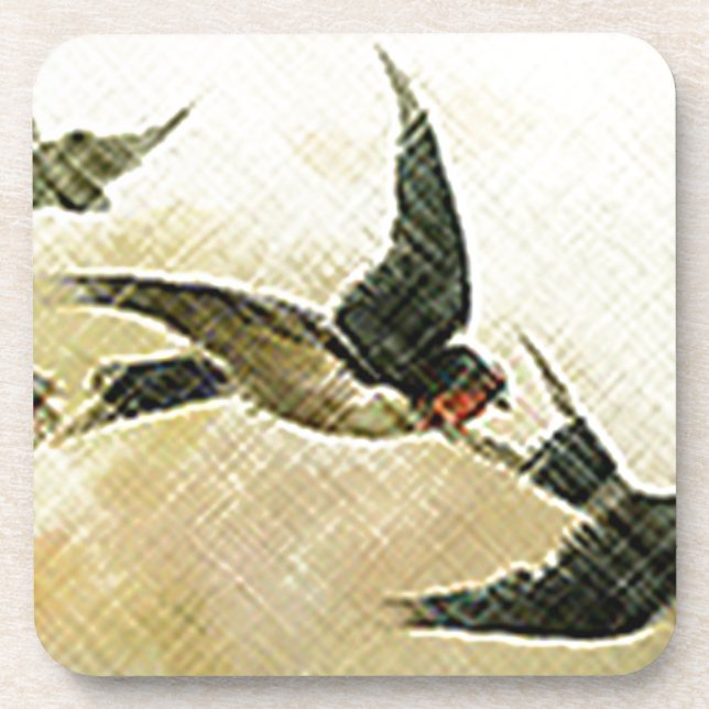 Vögel im Flug Untersetzer (Vorderseite)