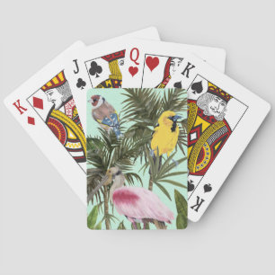 Vögel im Paradies Spielkarten