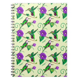 Vögel im Sun-Notebook Notizblock