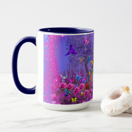 Vögel in der Bush-Tasse Tasse