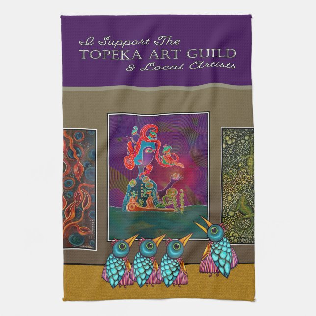 Vögel in der Galerie Küchentücher (Vertikal)