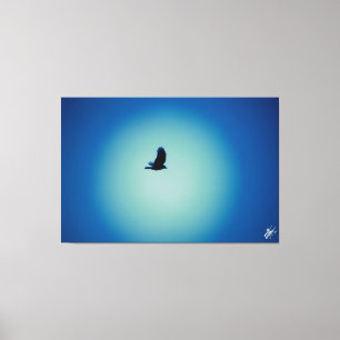 Vogel in der Postreihe #8 Leinwanddruck