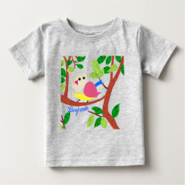 Vögel in einem Baum Baby T-shirt