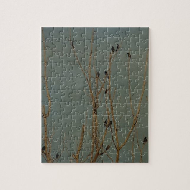 Vögel in einem Baum, Grunge (Vertikal)