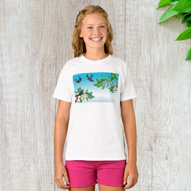 Vögel in einem T - Shirt (Von Creator hochgeladen)