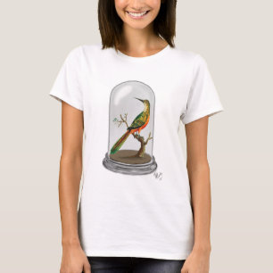Vogel in Glasglocke T-Shirt