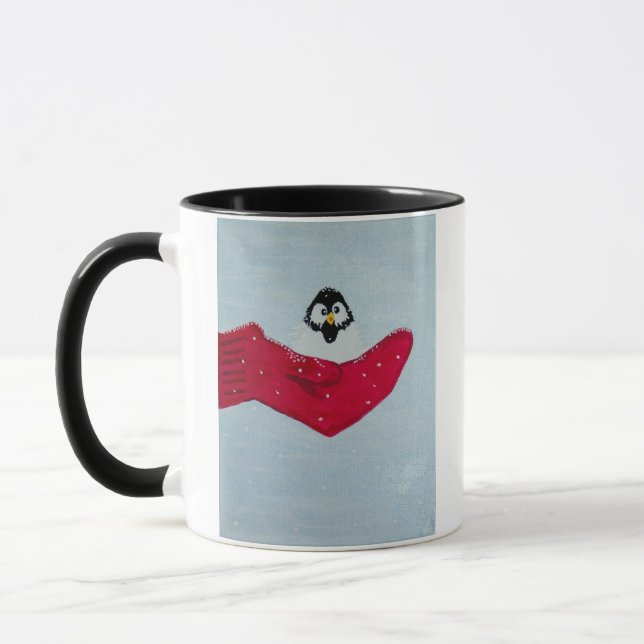 Vogel in Mitten Tasse (Links)