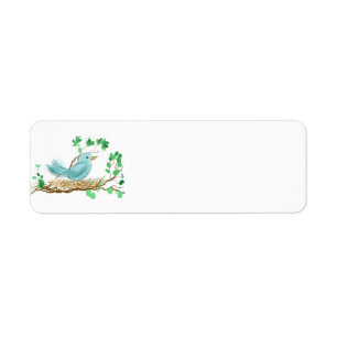 Vogel in Nest
