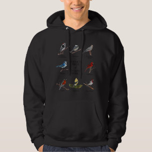 Vögel in Nordamerika, Vogelfisch oder Wacholder Hoodie