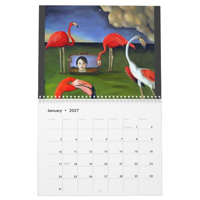 VÖGEL, IRGENDEIN MERKWÜRDIGES, 2011 KALENDER (Jan 2027)