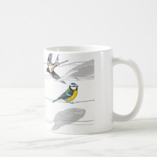 Vögel Kaffeetasse