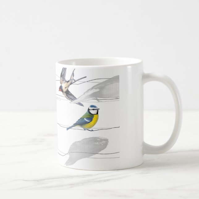 Vögel Kaffeetasse (Rechts)