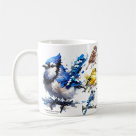 Vögel Kaffeetasse