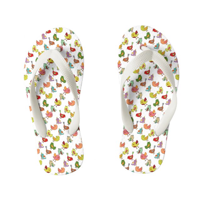 Vögel Kinderbadesandalen (Fußbett)