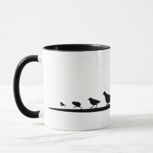Vögel Laufende Tasse