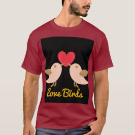 Vögel lieben Männer T - Shirt