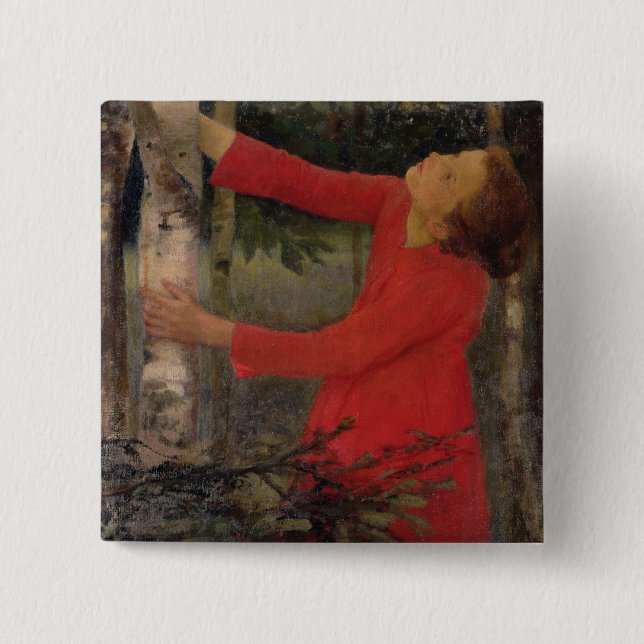 Vogel-Lied Button (Vorderseite)