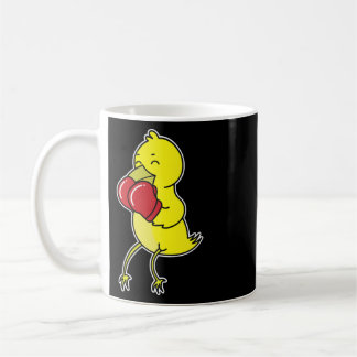 Vogel macht Boxen Kaffeetasse