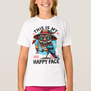 Vogel mit einer Wendung T-Shirt
