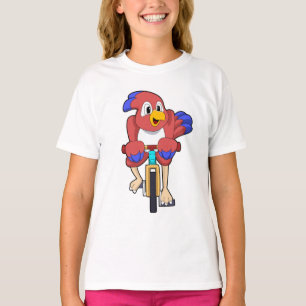 Vogel mit Fahrrad T-Shirt