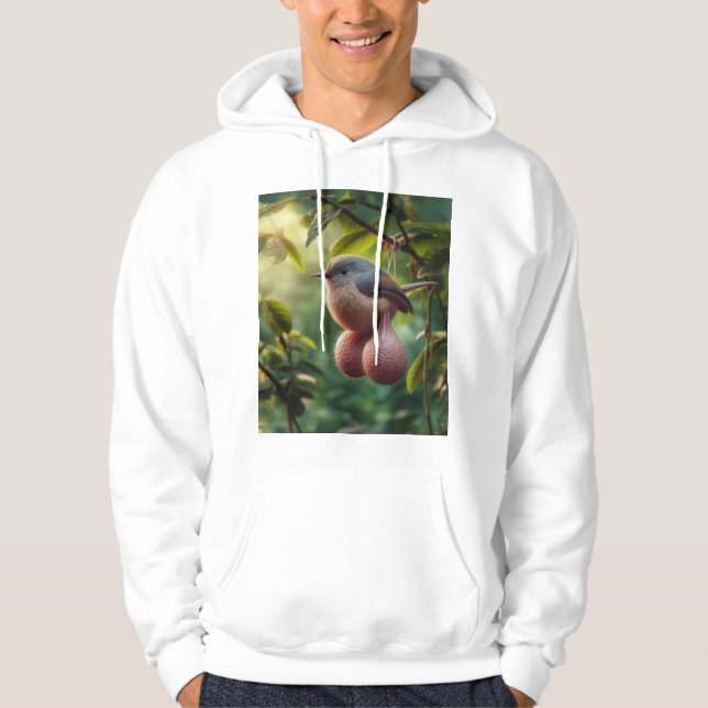 Vogel mit Kugeln Hoodie (Vorderseite)