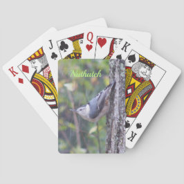 Vogel mit Natur Spielkarten