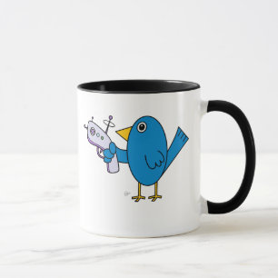 Vogel mit Raygun - Tasse