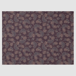 Vogel-Motiv auf dunkel und elegant Seidenpapier