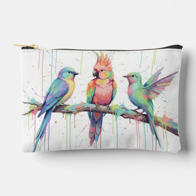 Vögel nähen Tasche (Vorderseite)