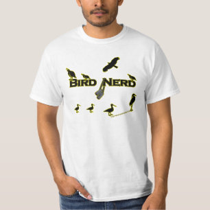Vogel-Nerd-Silhouette T-Shirt