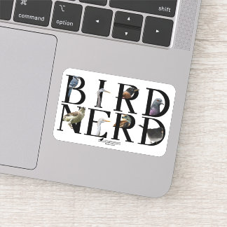 Vogel-Nerd - Verschiedene Arten Aufkleber