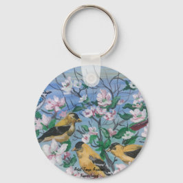 Vögel Neue Kollektion Originelle handgemalte Kunst Schlüsselanhänger