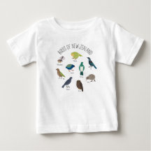 Vögel neuseeländischen T-Shirts