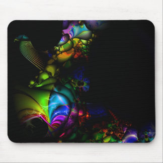 Vogel-Regenbogen-Fraktal Mousepad